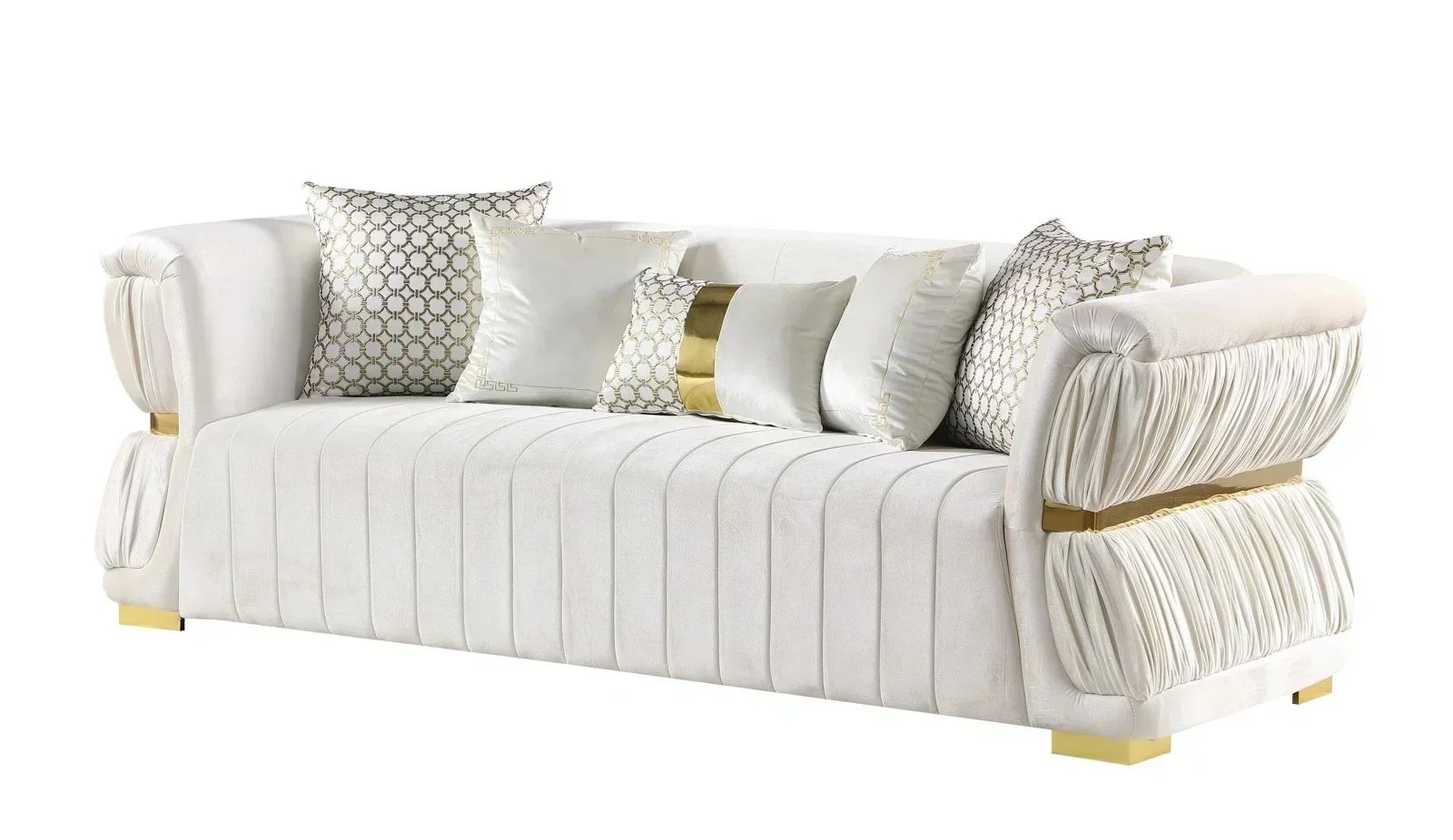 

#Luxury Design Velvet Living Room Couch Set Furniture 2 Seater Chesterfield Sofas Modular Sectional Tufted Upholstered Sofa