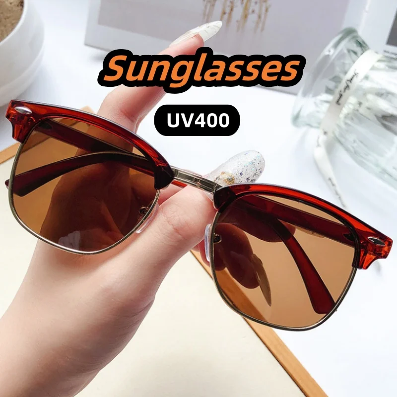 

Classic Square Frame Sunglasses Driving Fishing Cycling Street Photography UV400 Protection Eye Protection Shades Glasses