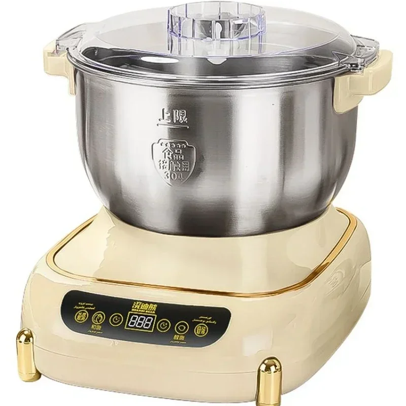 Fully Automatic Small Electric Dough Mixer with Fermentation Function - for Household Use, Large Capacity