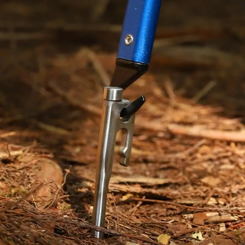 

A0KE Lightweight Aluminum Tent Stake Hammer With Puller Opener For Camping Hiking