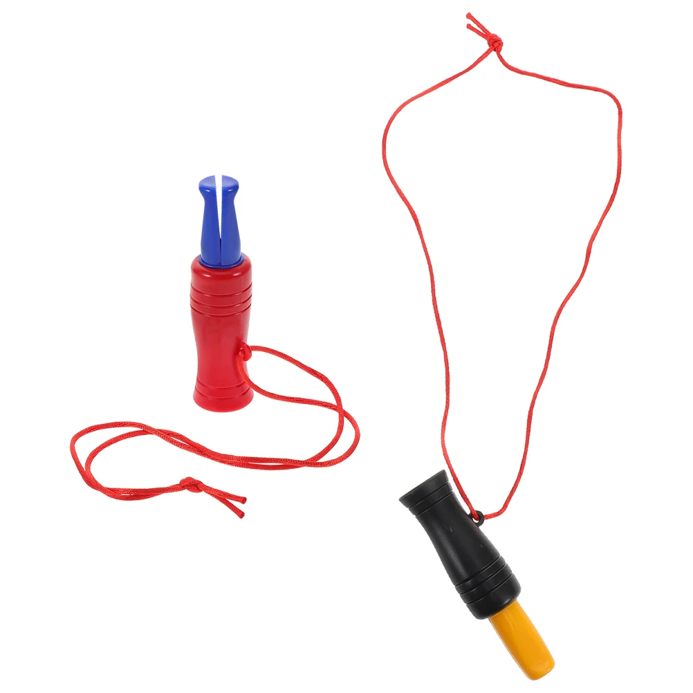 

2Pcs Outdoor Imitation Sound Whistle Realistic Duck Call for Hunting Lightweight Portable Duck Mouth Shape Survival Accessory