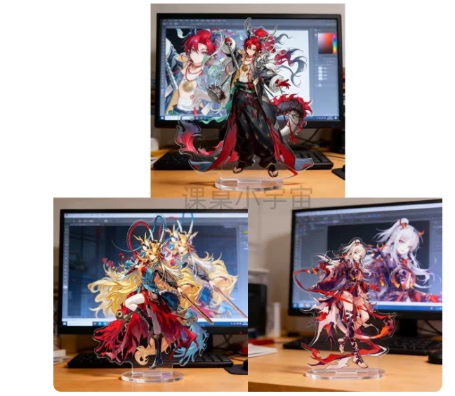 

Японская аниме-фигурка Arknights Nian из акрила, модель-подставка, коллекционная, для косплея, декор для рабочего стола, подарки XYZ