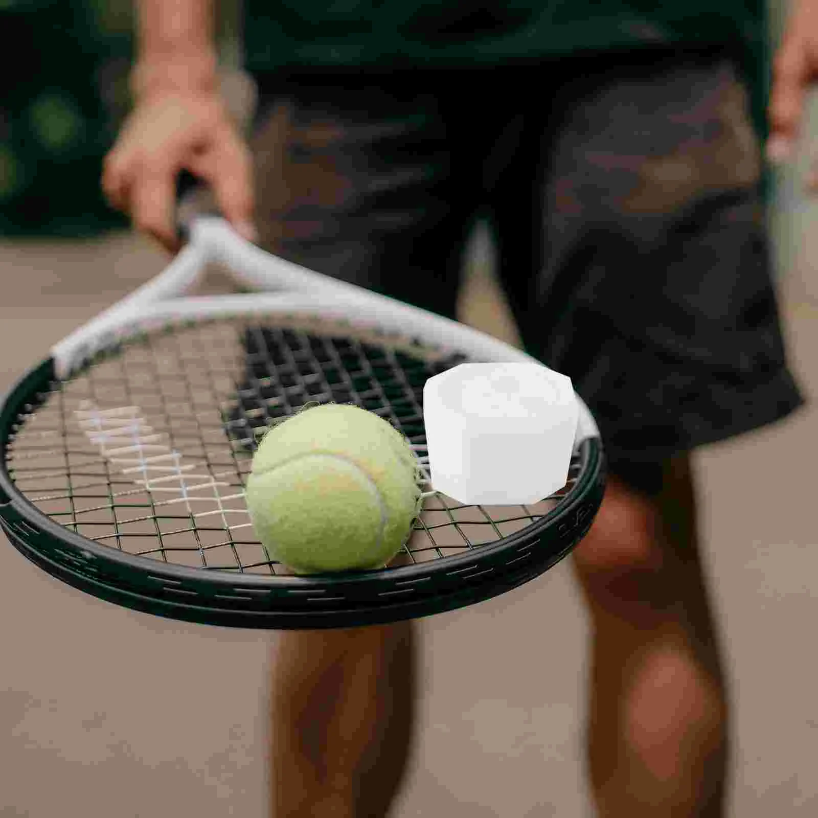 10 pièces raquette de Tennis butt cap raquette de Tennis fin couvre raquette de Tennis couverture arrière en plastique pour raquette de Racquetball poignée réparation