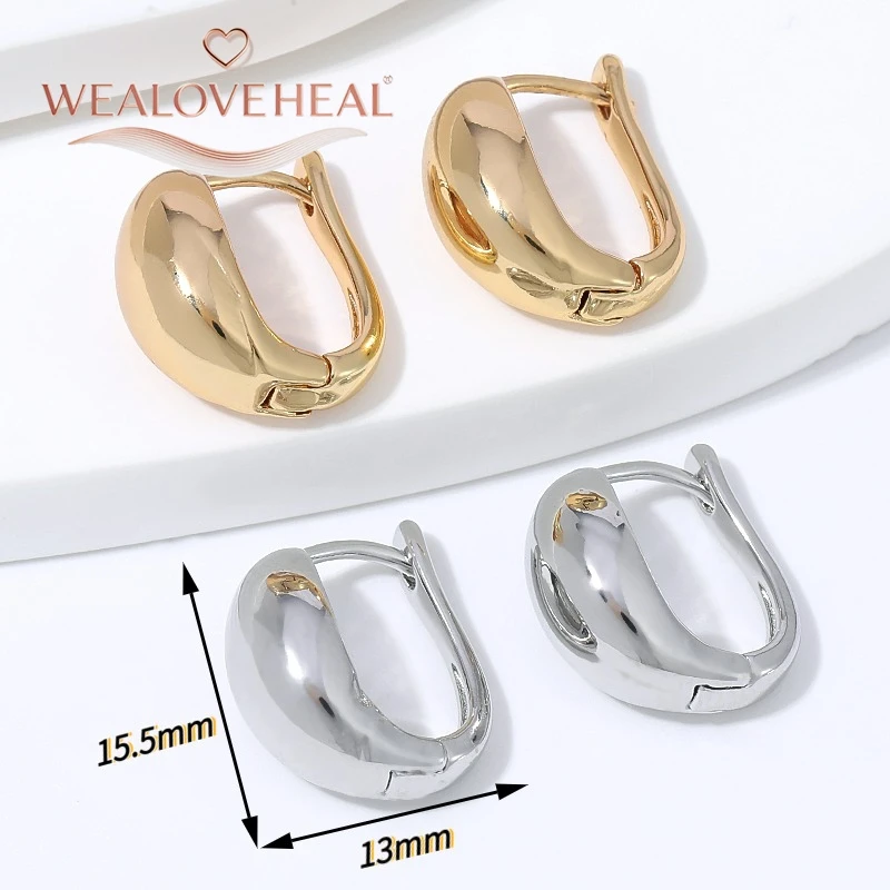 18K vergoldete Tropfenförmige Huggie-Ohrringe für Frauen, minimalistische Wassertropfen-Creolen, modischer Alltagsschmuck, Geschenk zum Valentinstag oder Geburtstag – Detail 17