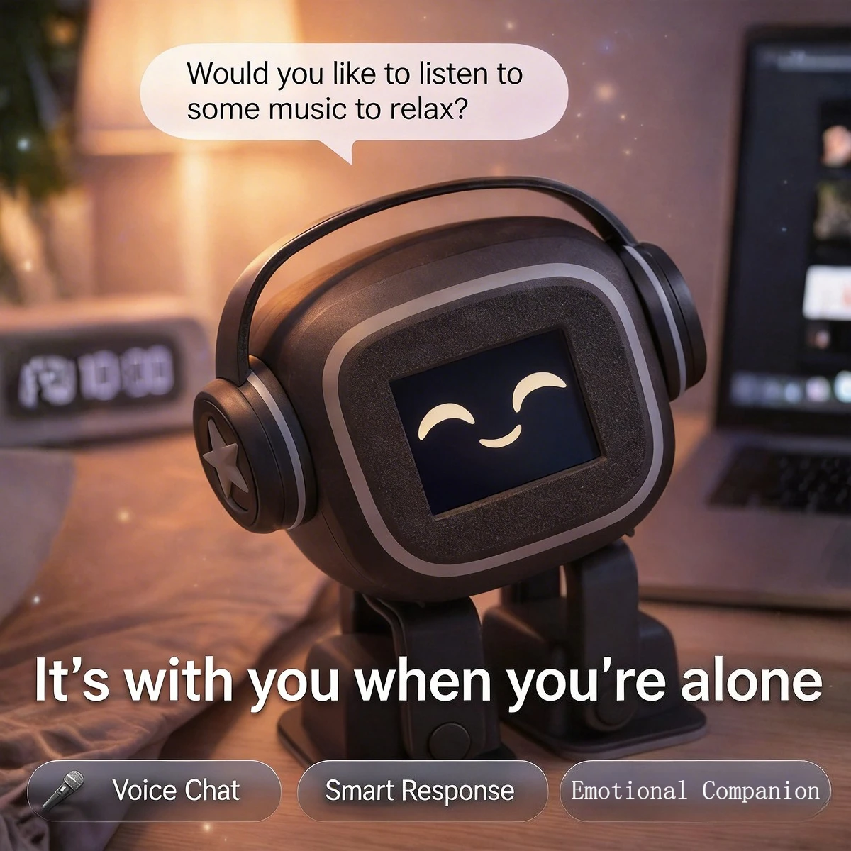 EMO AI Robot | Smart Chatbot Toy,Emotional Interaction,Singing and Dancing, Voice Control, Companion, Holiday Gifts - Image 4