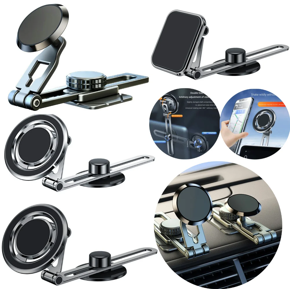 

Magnetic Car Phone Holder for Tesla Metal Laptop Monitor Screen Side Mount Expansion Bracket for IPhone 14 13 12 MagSafe Charger