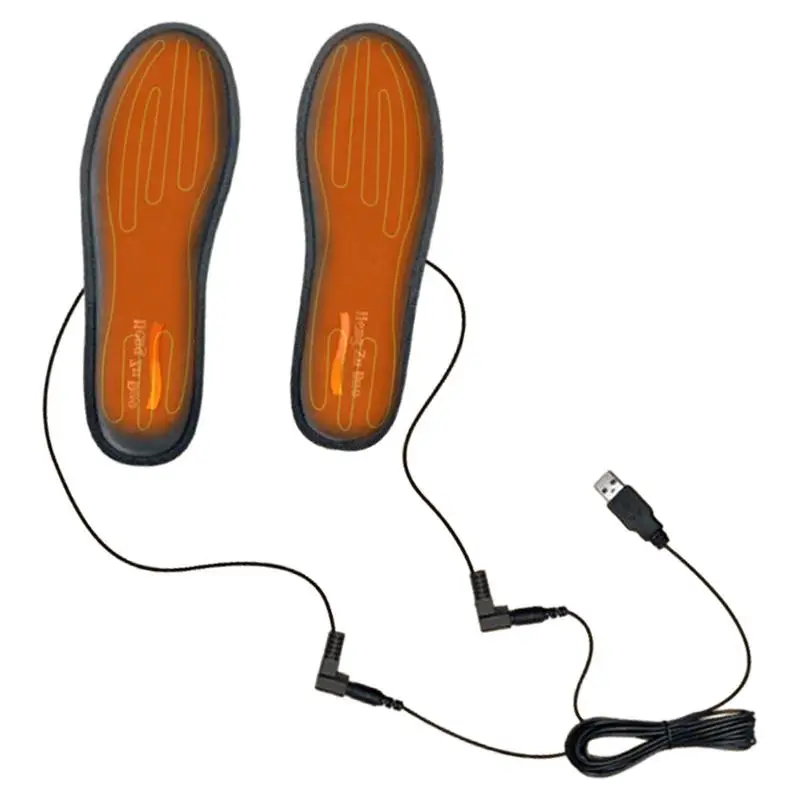 

Heating Shoe Insoles USB Heated Shoe Inserts For Winter Shoe Inner Soles With Uniform Heat Distribution For Running Walking