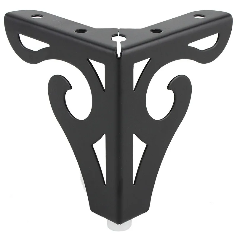 

4 шт. Декоративные мебельные ножки с узором, ажурные и с цветочным орнаментом, в европейском стиле, для шкафов, разноцветные, с крупным цветочным узором