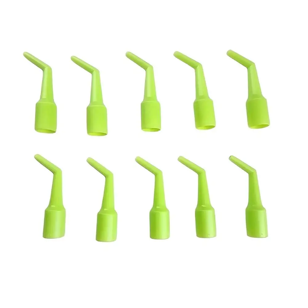 10Pcs/Bag Dental Green Weak Suction Tube Adapter Head Saliva Tube Head Dental Disposable Saliva Suction Tube Head Dentist Tool