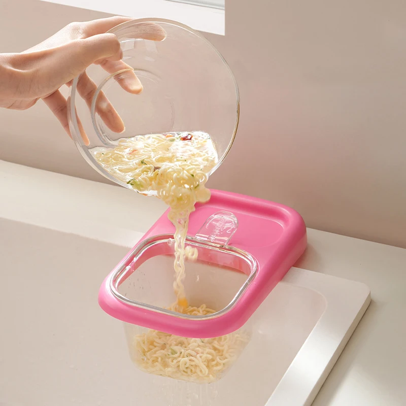 

Multi-Purpose Kitchen Sink Filter Basket Easy-Clean Drain Strainer for Food Waste & Tea Residues ABS PET Material