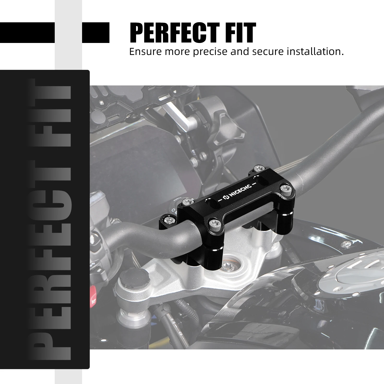 

Motorcycle Pullback Handlebar Risers Mount Clamp for BMW R1200GS R1250GS/Adventure R1200 R1250 GS GSA R 1200 GS R 1250 GS