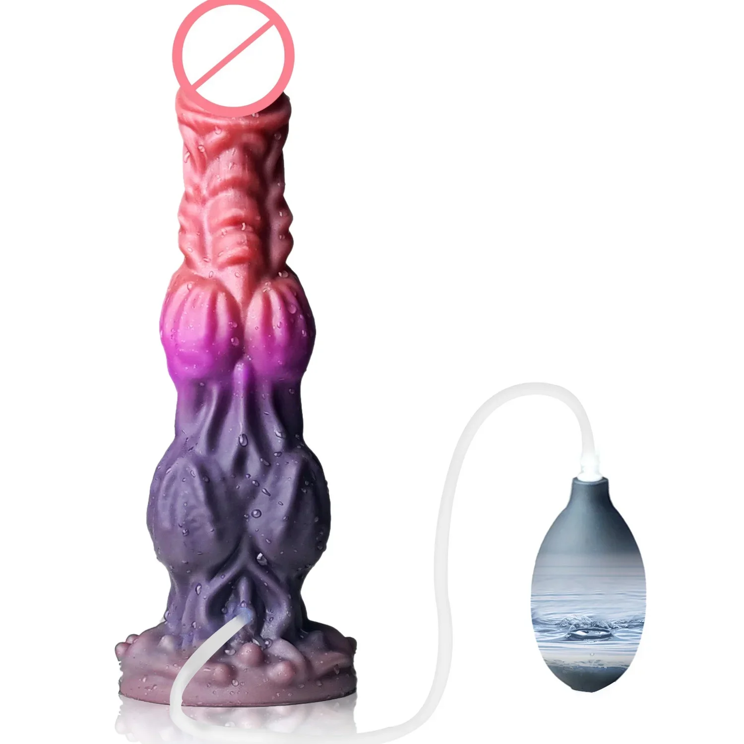 Liquid Silicone Simulation Penis with  Monster Fake Penis Female G-spot Masturbator Dildo Adult Product Simulation Dildo