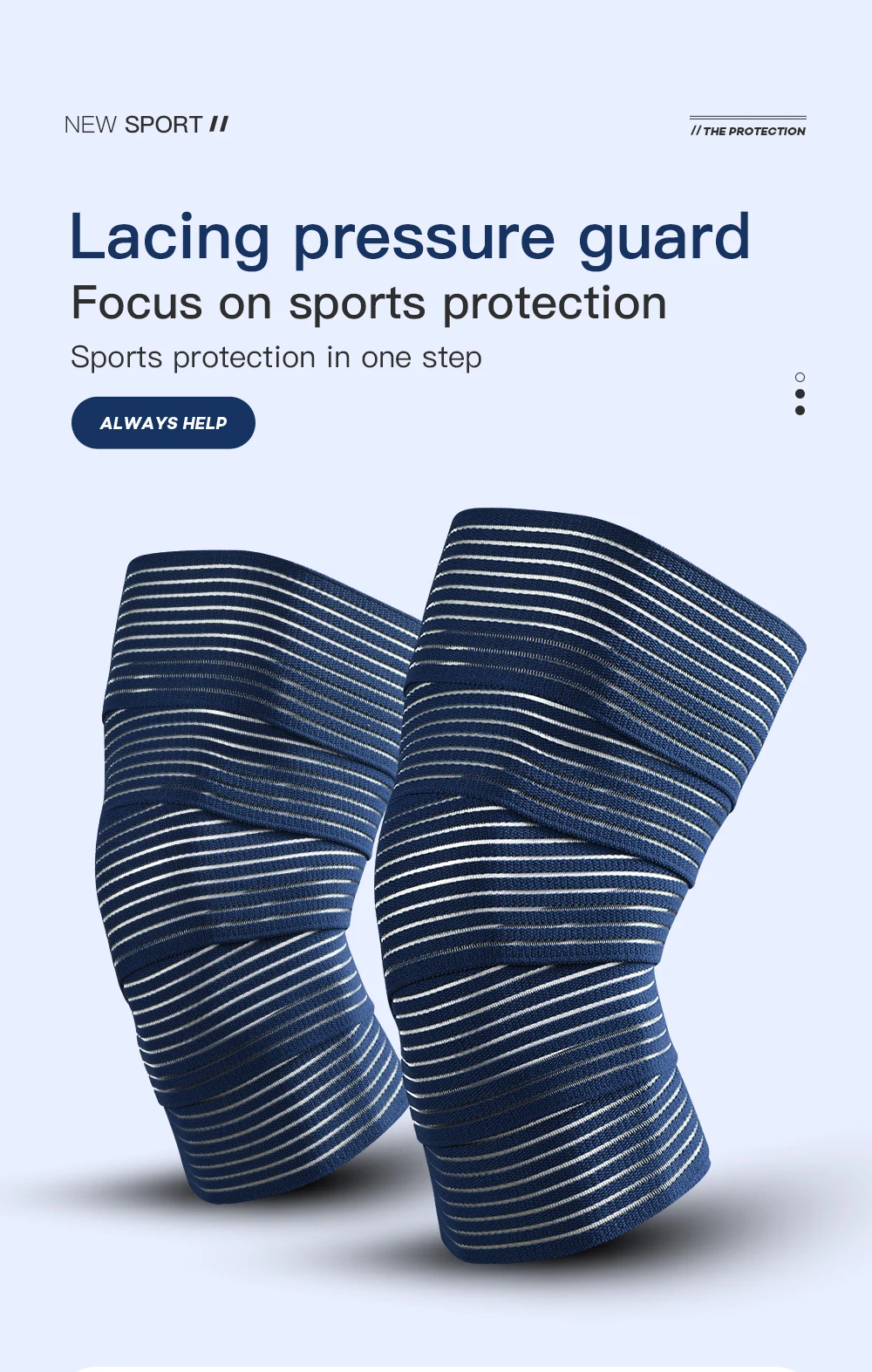 1 Stück Kompressionsbandage Knöchel Sport Ellbogenschutz Polster Wickel Stütze Knöchelbandage Kniepolster – Detail 1