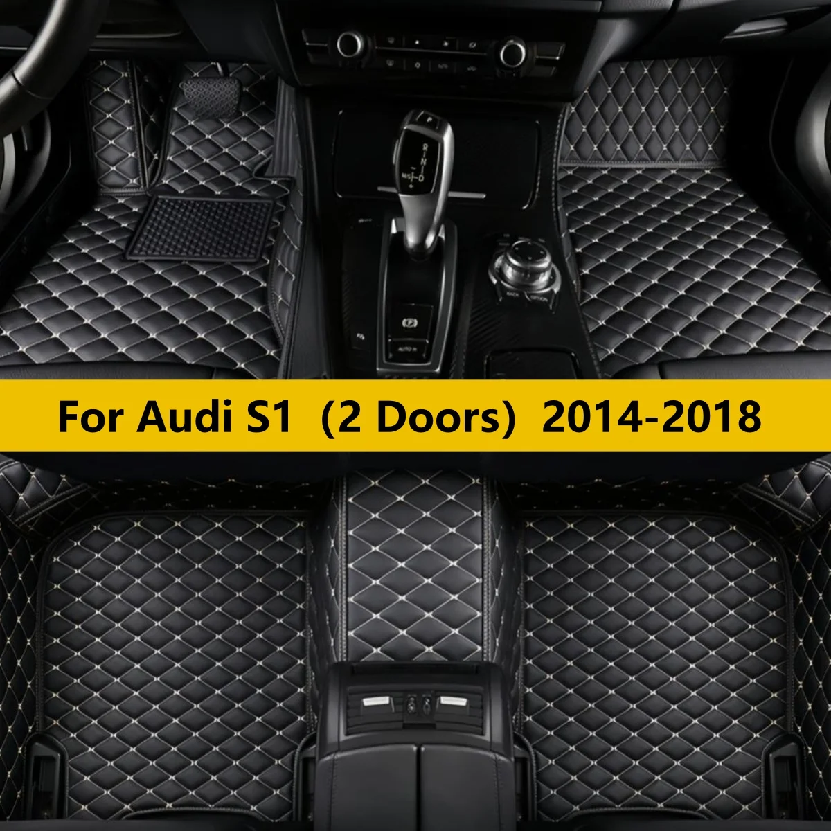 

Custom Car Floor Mats Fit For Audi S1（2 Doors）2014 2015 2016 2017 2018 Auto Leather Foot Mat Rugs Carpet Pads