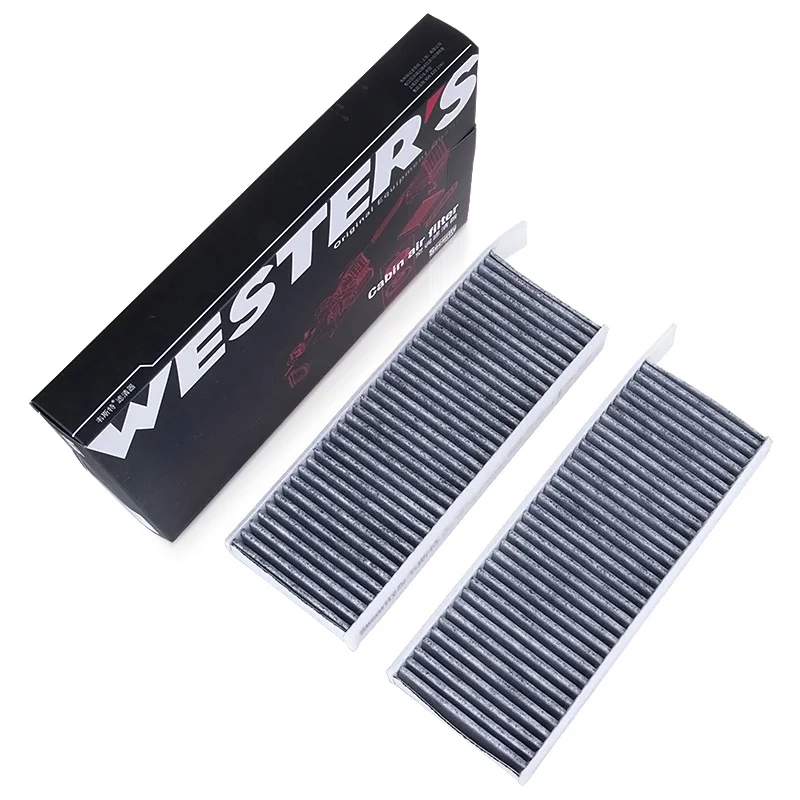 For Peugeot 3008 MPV 5008 1,2 C4 GRAND PICASSO DS 5 1.6 2.0 Set of 2 Activated Carbon Cabin Filter CU29003-2 MK9830