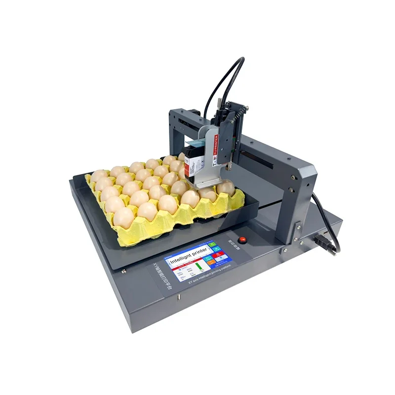 

Automatic online single egg inkjet printer for continuous coding information