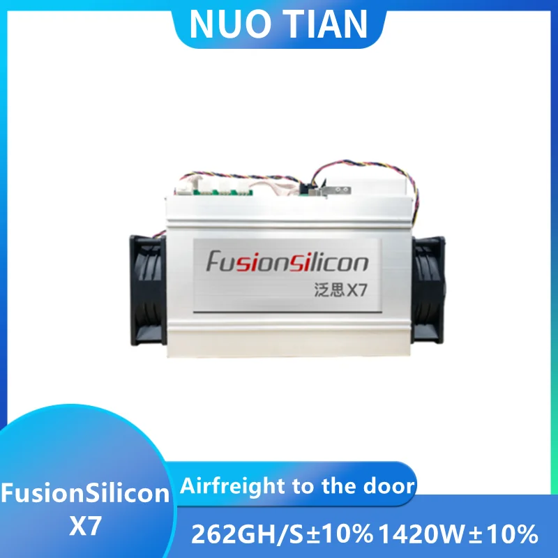 

Used miner FusionSilicon X7 262G ±10% X11 Asic miner with PSU Dash mining better than STU-U6 Innosilicon A5 A6 Antminer D7 D5