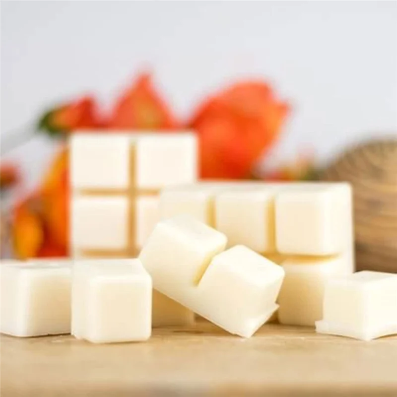 AC88-50 Packs Wax Melt Containers 8 Cavity Clear Empty Plastic Wax Melt Molds Cubes Clamshells For Tarts Wax Melts