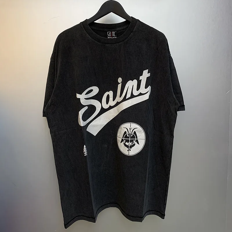 2026 New Men's Vintage Grunge T-shirt Rock Style Graphic Print Casual Cotton Short Sleeve Top