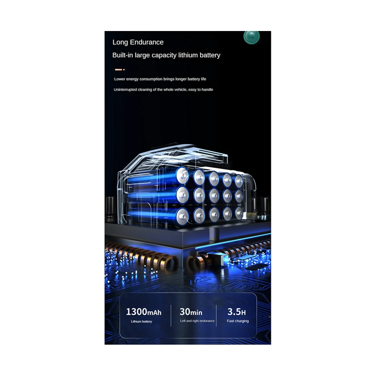 

Автомобильный пылесос 3 в 1, 12000 па, с беспроводной зарядкой