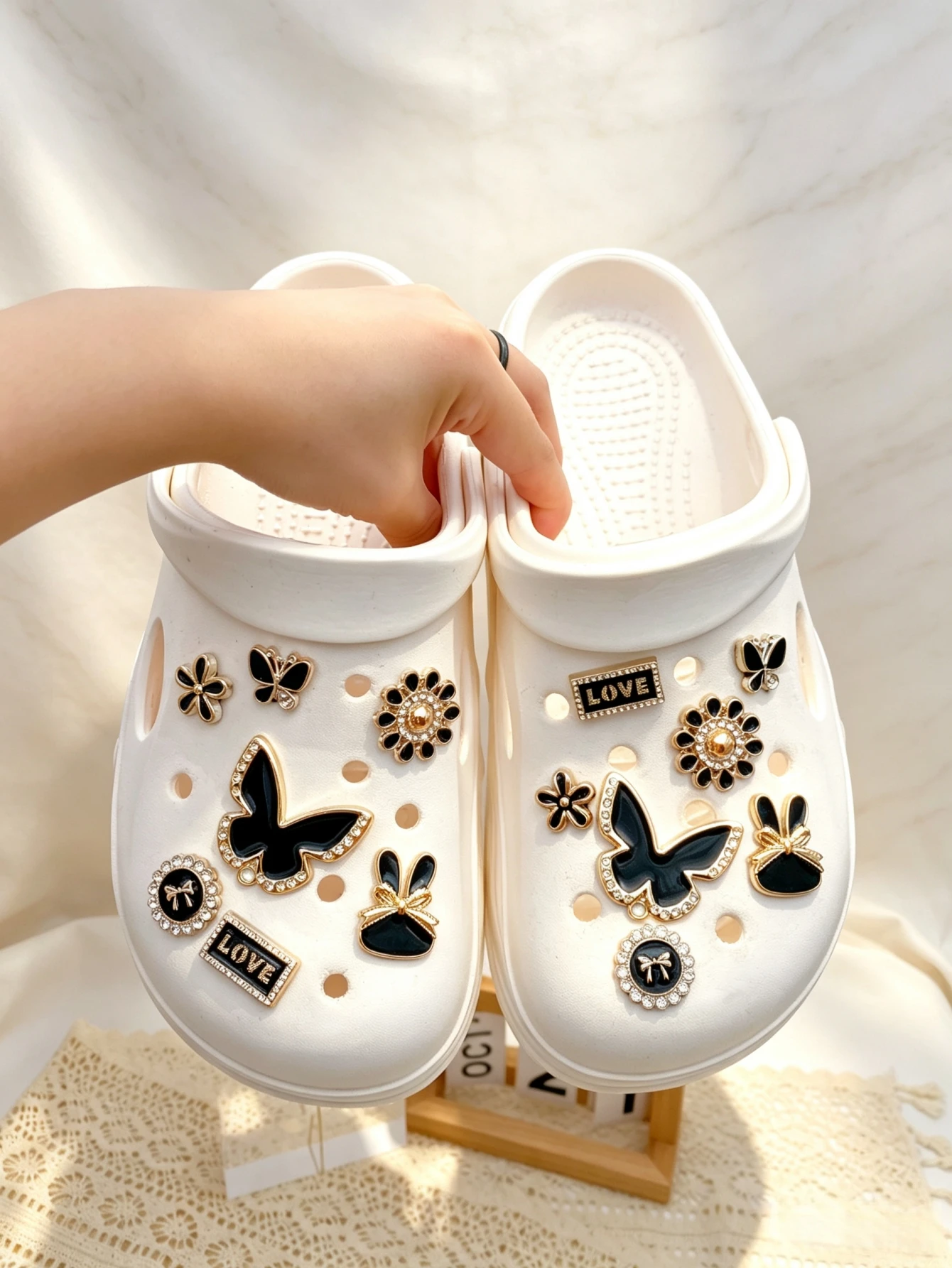 14-piece shoe decoration DIY casual shoe decoration - An interesting and versatile way to personalize your footwear
