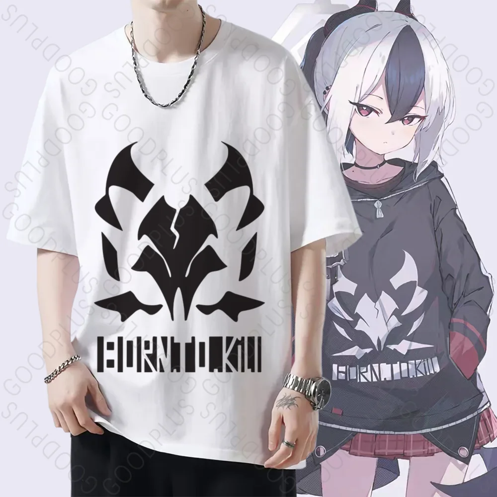 Blue Archive Onikata Kayoko Anime T-shirt Manga Graphic Oversized Women Top Men Cotton Short Sleeve Tee Summer Couple Clothing