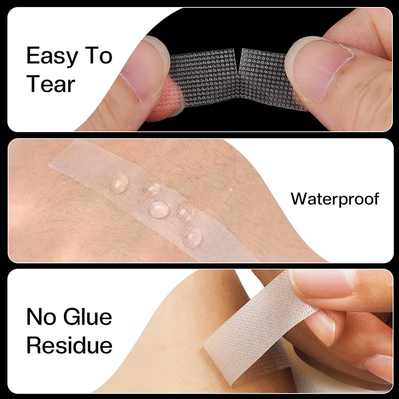 Klebeband aus PE, 3/5 Rollen, Werkzeuge für Wimpernverlängerung, Augenpads für Mikroporen-Wimpern, Pflegemittel für Wimpernverlängerung, Wimpernlifting-Tapes