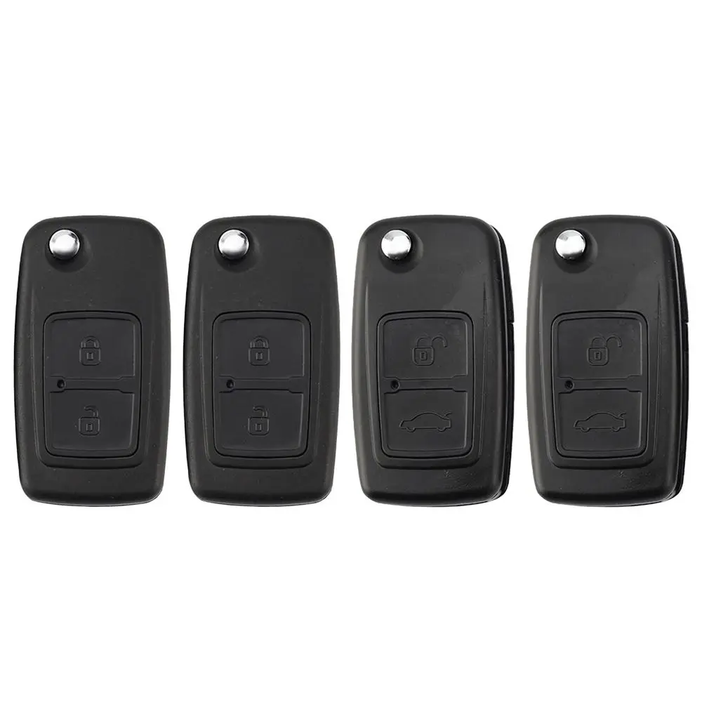 ปลอกกุญแจรีโมทรถยนต์พับได้2ปุ่มสำหรับ Chery Tiggo A1 E5 A5 fulwin Cowin easter กรอบกุญแจอีสเตอร์