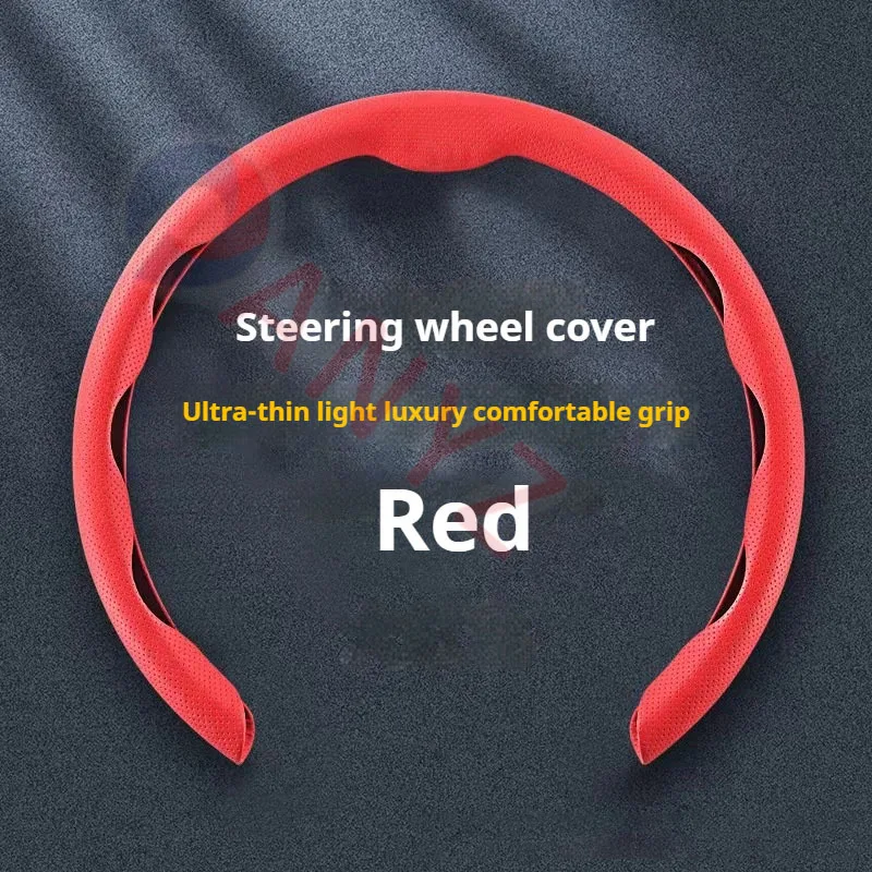 Suede Car Steering Wheel Cover For Toyota Prius Camry Corolla CHR C-HR RAV4 Land Cruiser Prado 150 Anti-skid Wheel Booster Cover