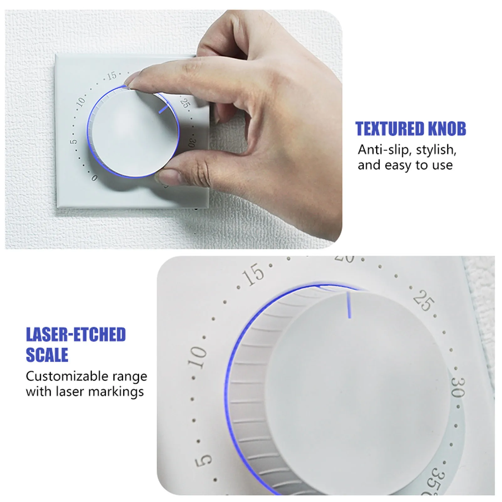 

Ручка термостата для подогрева пола, огнестойкий корпус, механический ручной светодиодный индикатор, ручка контроля температуры, термостат для подогрева пола