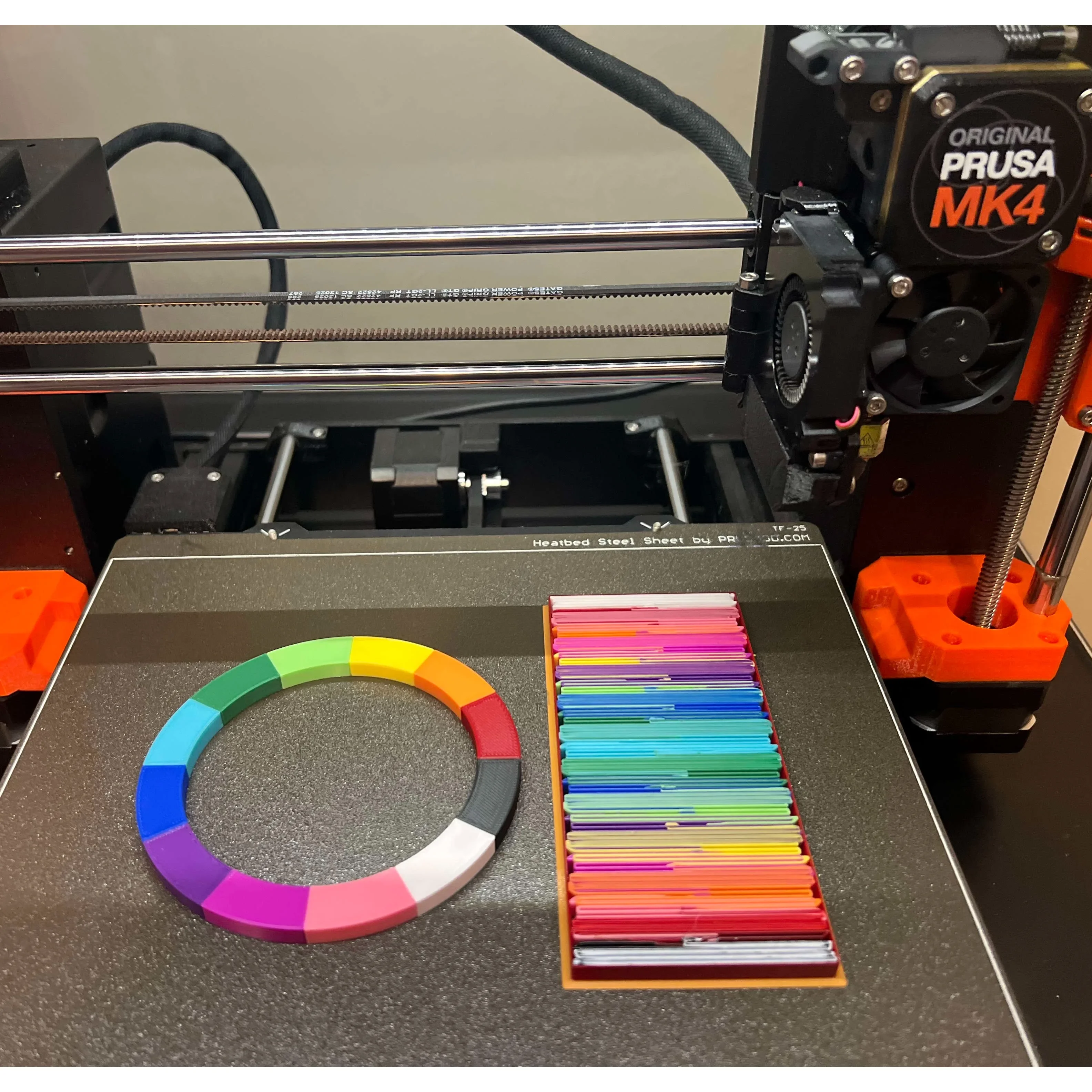 Blurolls Prusa I3 MK3S+ MK4 MK4S Core One MMU3 12X Filamente Multi Color Feeder 3D-Druck-Upgrade-Kit