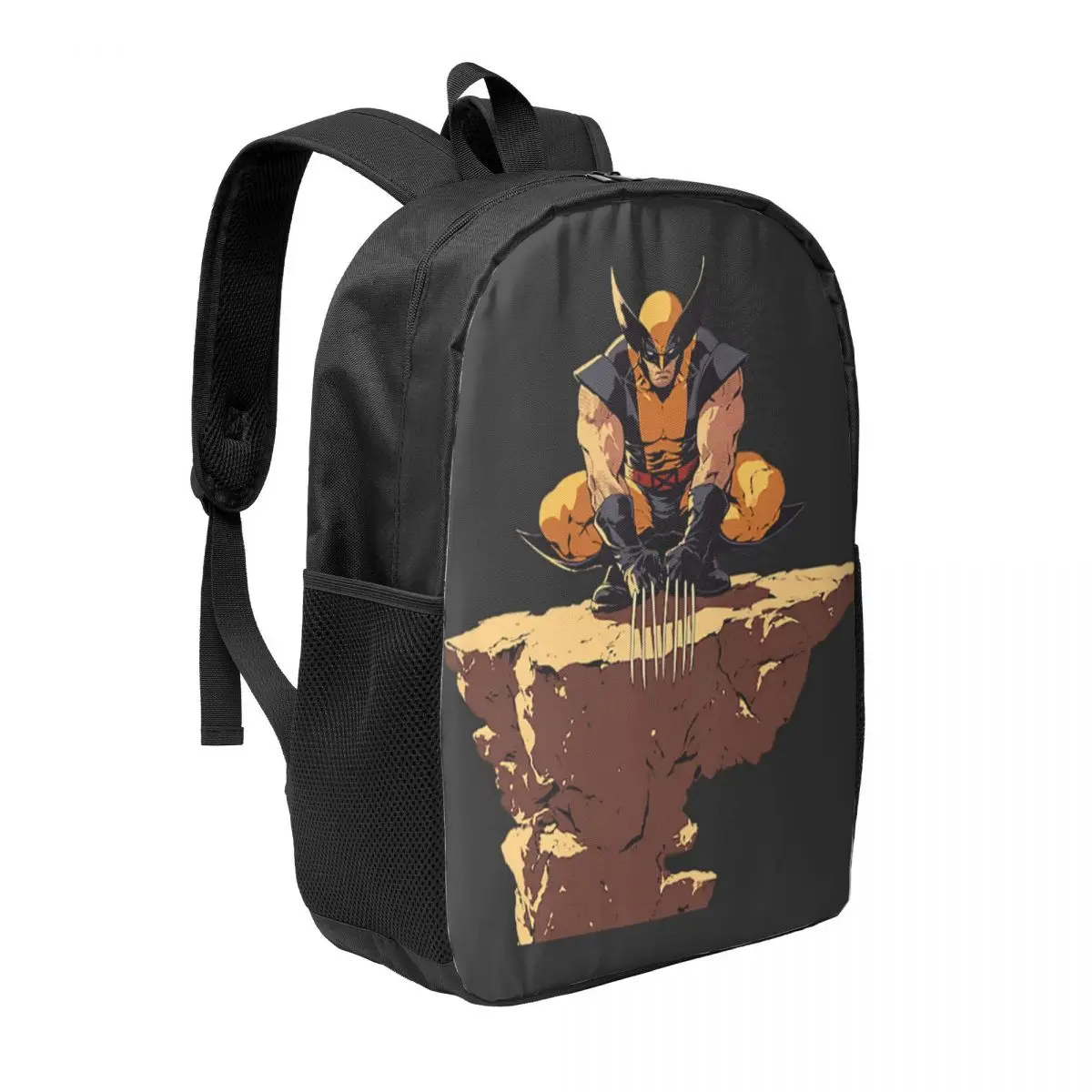 Custom Wolverine Stone Backpack for Women Men School College Students Bookbag Fits 15 Inch Laptop Bags