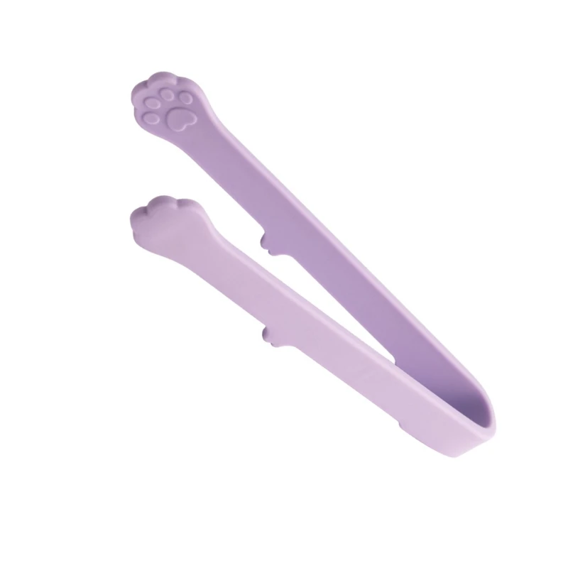Multiple Use Easy to Cleaning Silicone Cats Paws Tongs for Ice Handling Heat Resistant Feature Ergonomic Grip