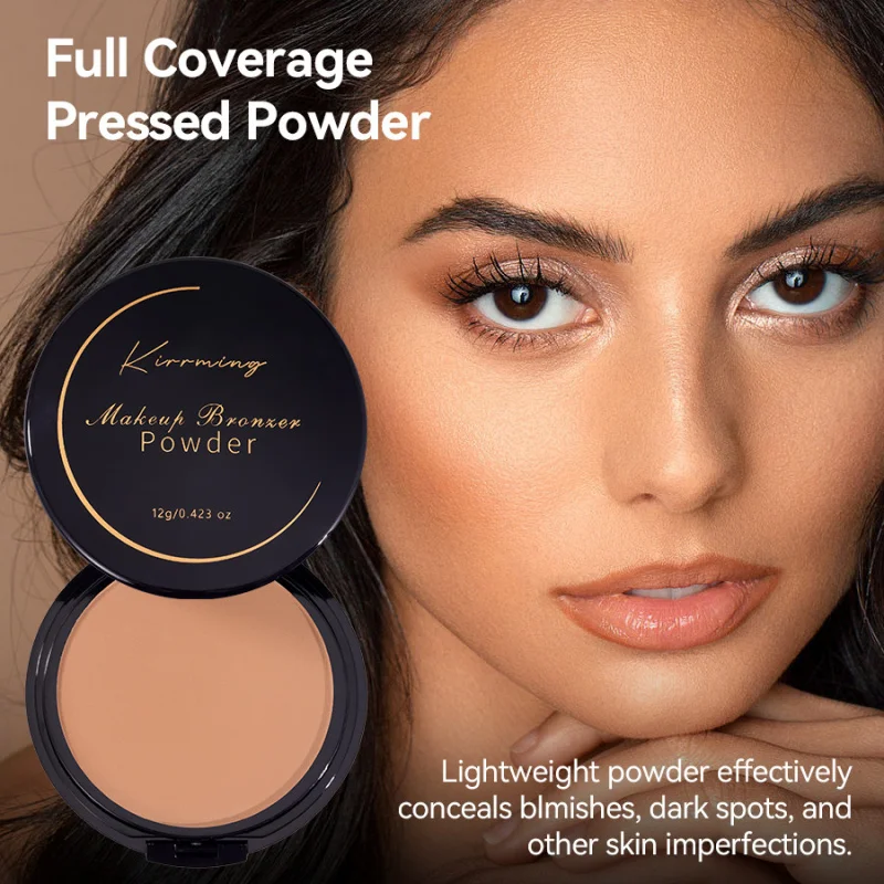

KIRRMING Pressed Powder: Full Coverage, Waterproof, Long-Lasting Skin