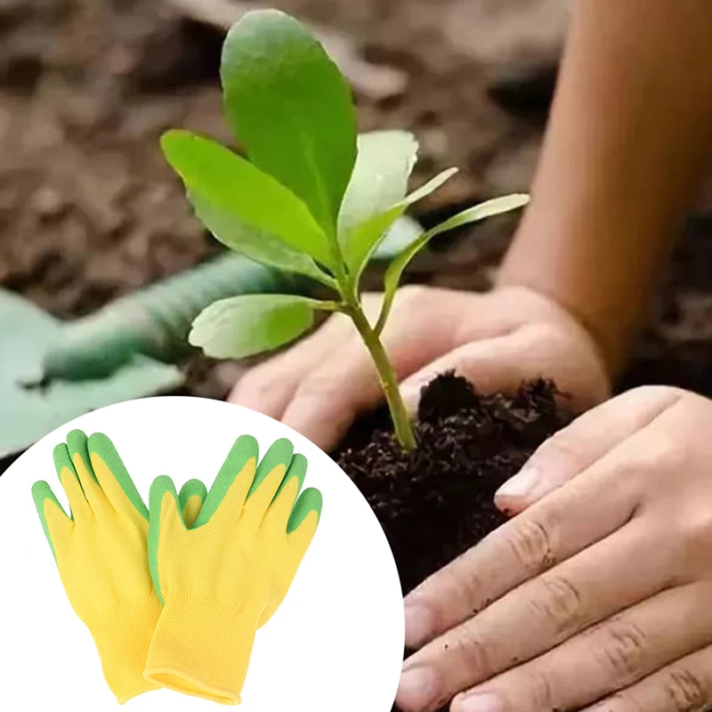 Guantes de jardín impermeables para niños, guantes protectores duraderos antimordeduras, Protector de conchas marinas, dispositivo de trabajo para plantar