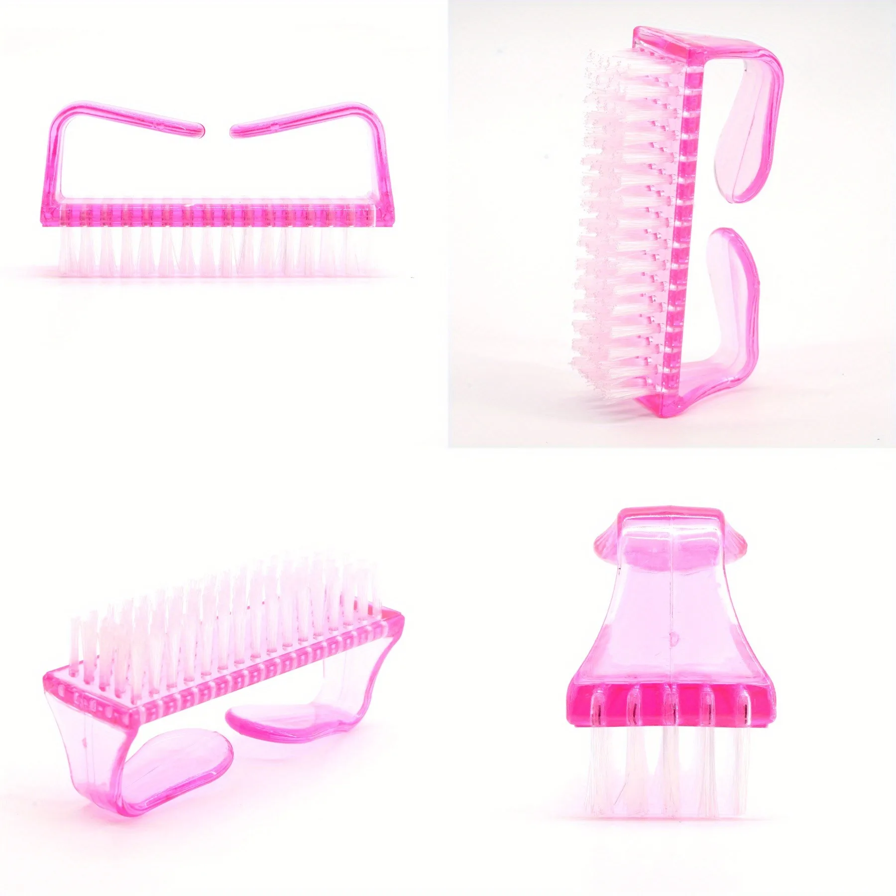 1/2/4/10Pcs/Set Multi-color Nail Art Large Nail Polish Glue Horn Brush Cleaning Brush Plastic Dust Brush Manicure Tools