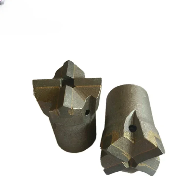 Premium Quality Hard Rock Drilling Bits with Taper Cross Tips for Tunneling