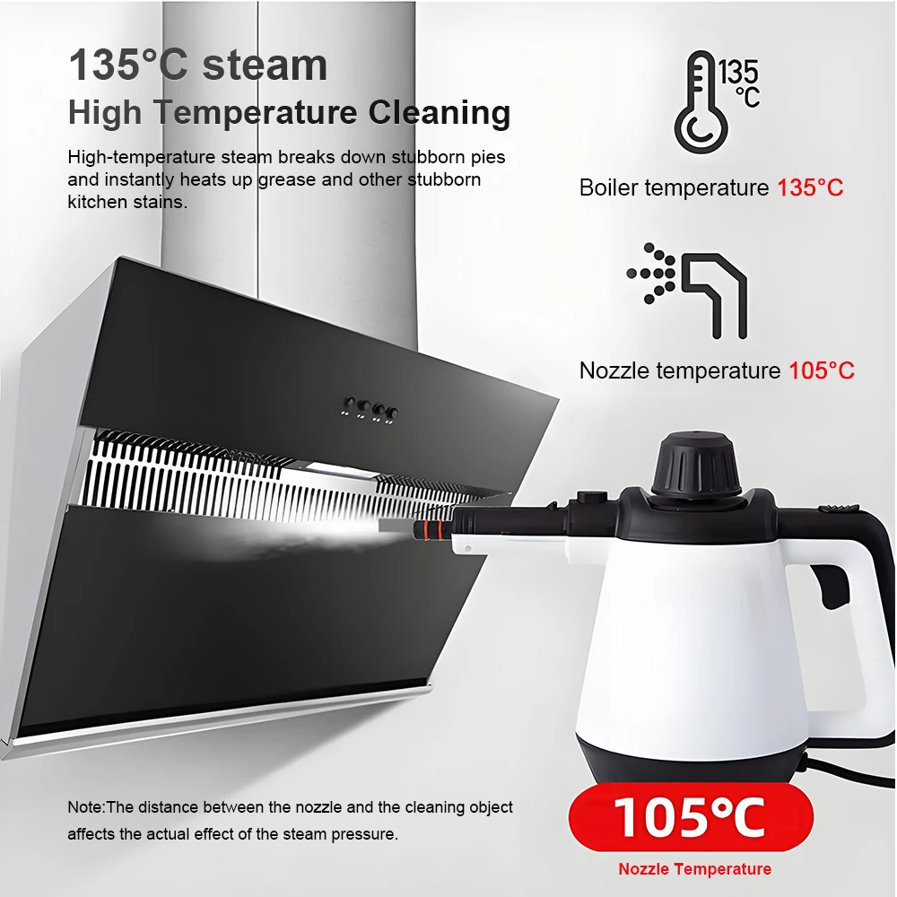 高温高圧スチームクリーナー滅菌機 220V 多機能ハンドヘルドクリーナーキッチンフード用