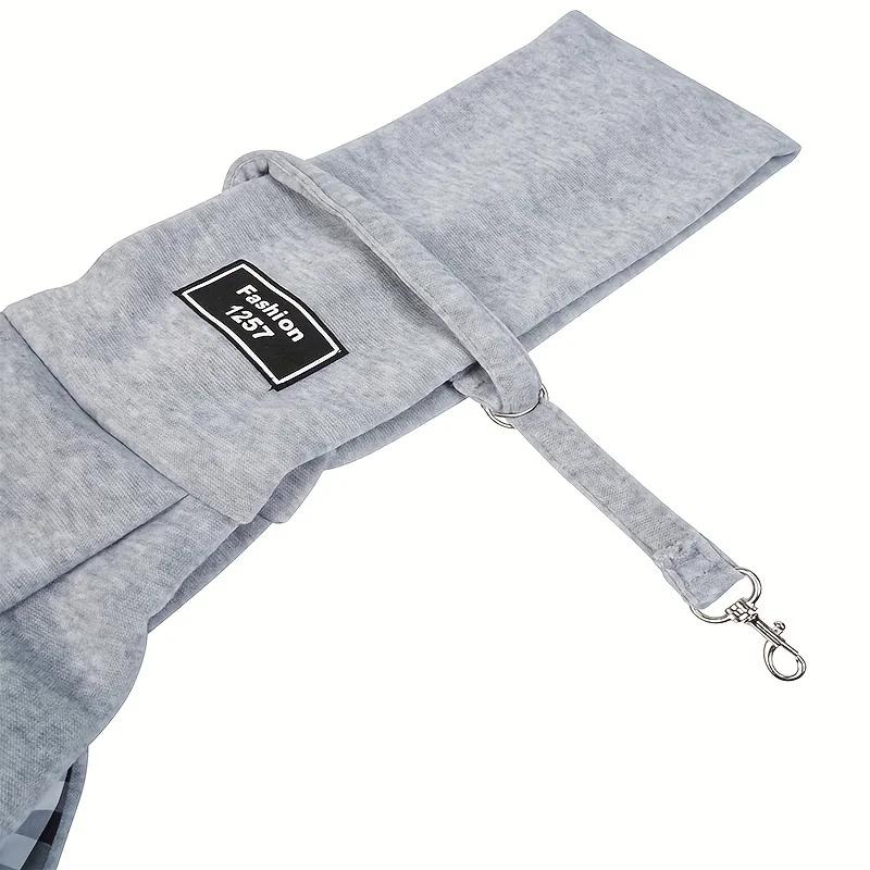 حقيبة حمل حبال الكلاب، حقيبة كتف للحيوانات الأليفة، حقيبة سفر للكلاب محمولة بدون استخدام اليدين مزدوجة الجوانب للإمدادات الخارجية #5