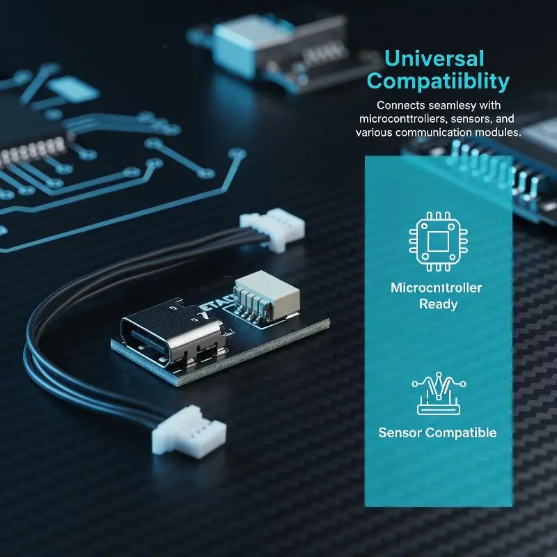 Type-C to SH1.0 Connector for Drones Precision Adjustment Board Long-lasting Cable