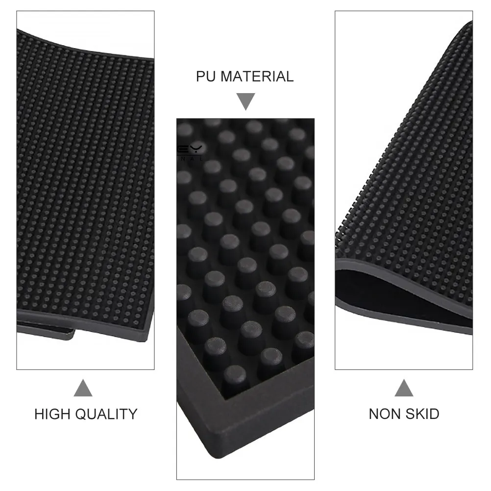 1Pcs PU Non-Skid Barber Mat for Hairdressing Tools Storage Scissors Blades Brushes Organizer Salon Home Use Anti-Slip Cushion