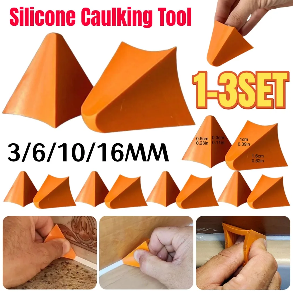 Caulking Tool Kit Silicone Joint Sealant Spreader Spatula Scraper Edge Repair Tools Floor Tile Edges Cleaner Caulk Smoothing Too