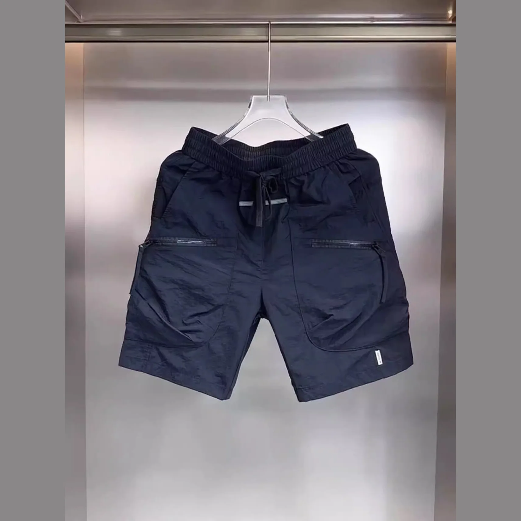 Kép 3: Állótőke Halásznadrág men's Födémgerenda Fagyaszt Disznóserte Gyér sportok majd Ráérő egyenesen Közép nadrágot men's multi-pocket Ingó- five-point nadrágot