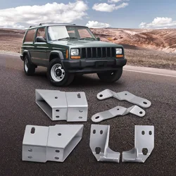 Front Control Arm Drop / Relocation Bracket Kit For Jeep XJ Cherokee 1984-2001