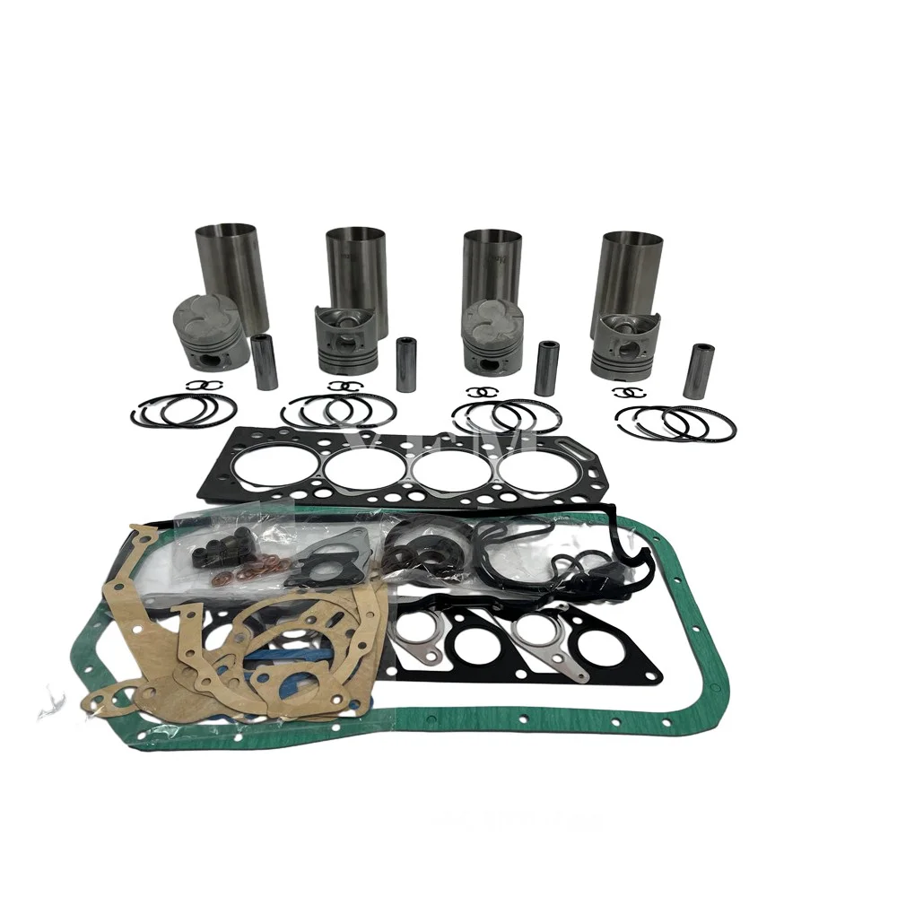 4D55 Overhaul Kit With Gasket Set Compatible For Mitsubishi Engine.