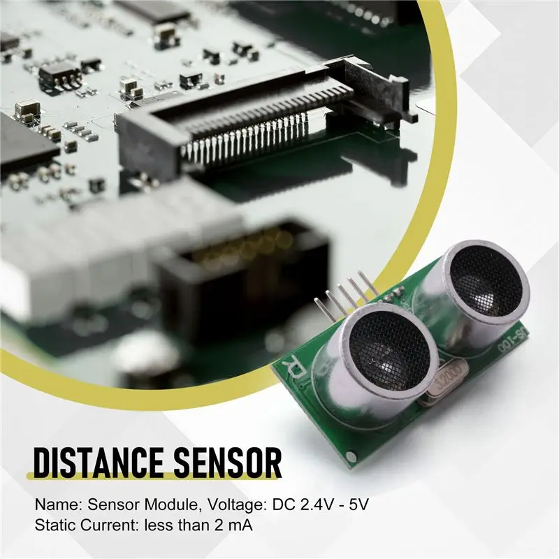 A95G US-100 Ultrasonic Sensor Module DC 2.4V - 5V With Temperature Compensation Range Distance
