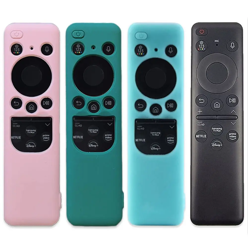 2023 Solar TV Remote Controller Cover Soft Shockproof Protective Case Washable Household Sheath for Samsung BN59-01432A 01432J