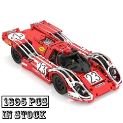 New MOC-32980 917K No.23 Le Mans Supercar Racing Car Model Technical Building Block Educational Toys for Boys Birthday Gifts