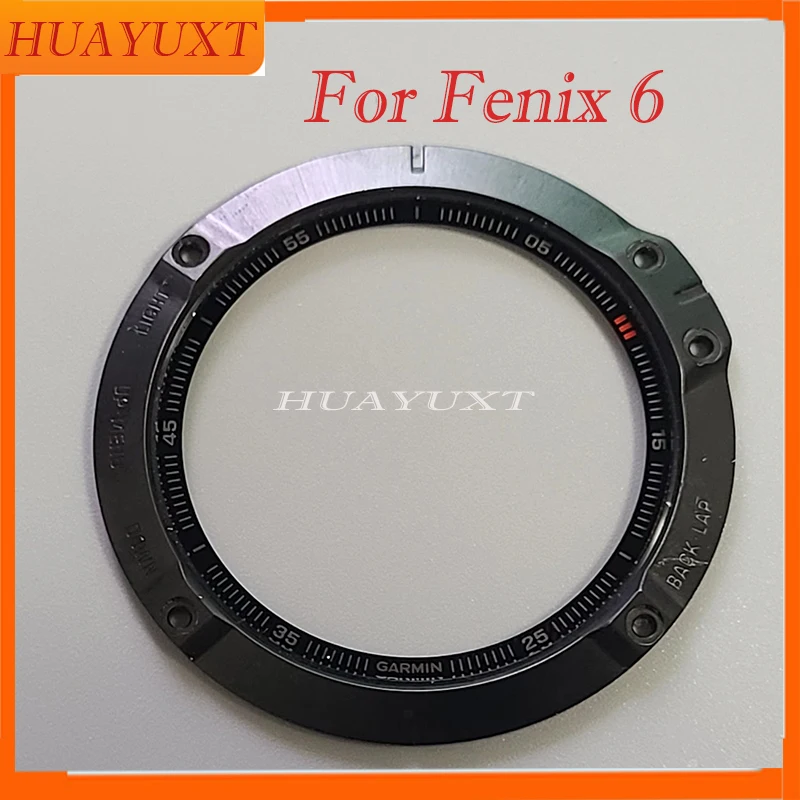 For GARMIN Fenix 6 Metal frames with Glass Screen GPS Sapphire Multi sport training watch replac repair parts