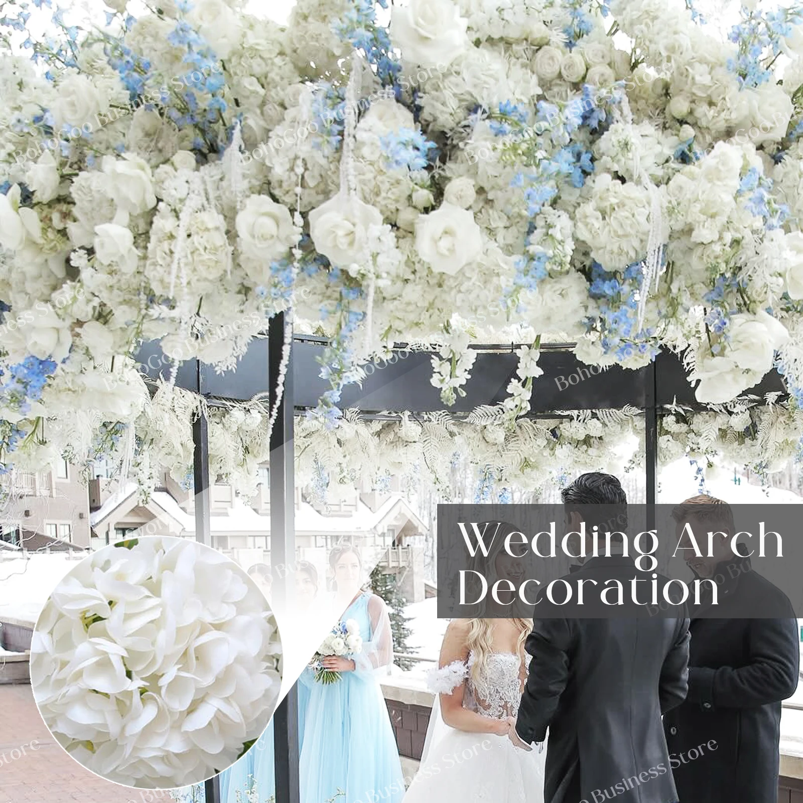 8-96PCS Artificial Hydrangea Bulk 21inch Real Touch Hydrangea Artificial Flowers for Wedding Party Living Room Table Decoration